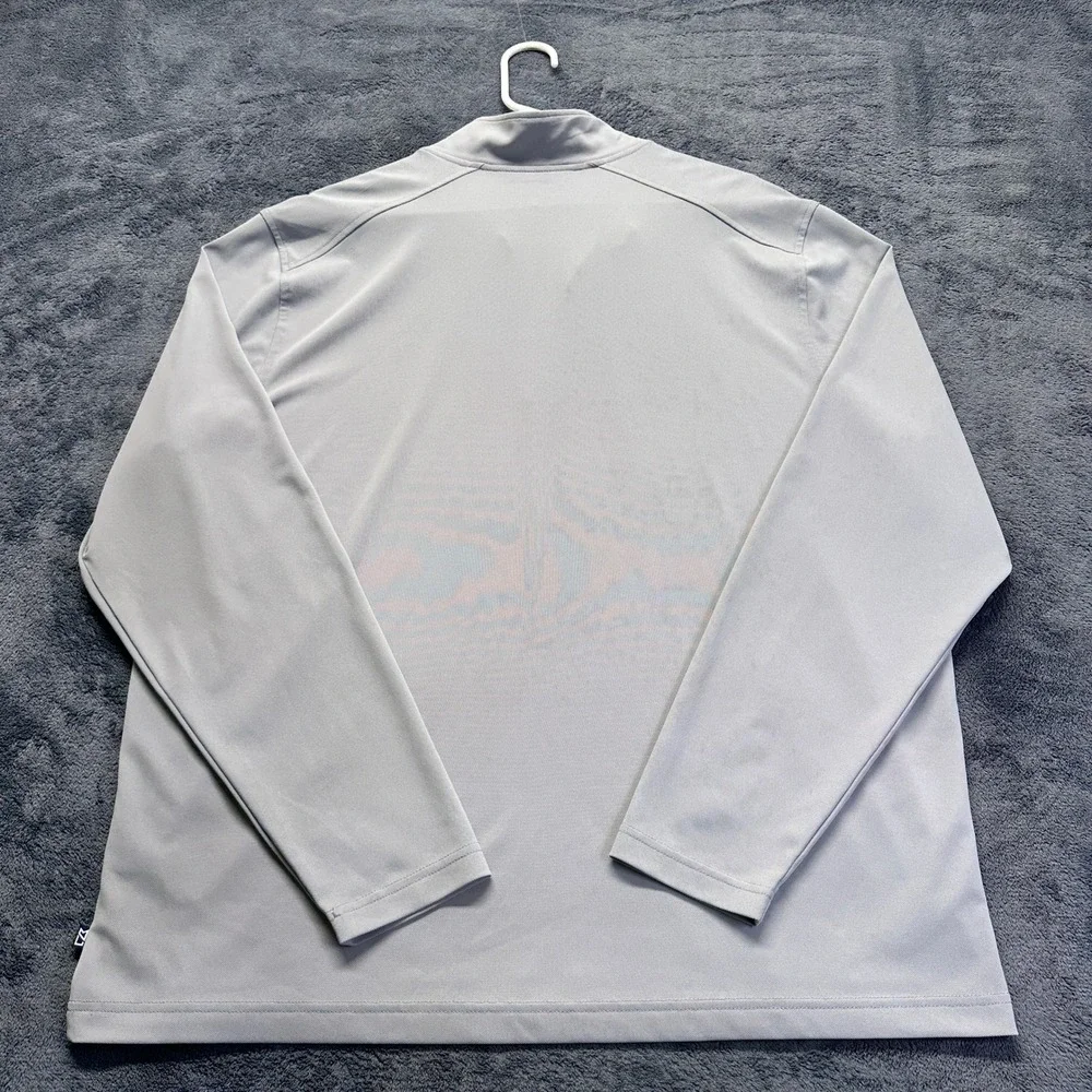 Pitt Panthers Quarter Zip Pullover Men's XL Cutter & Buck Gray Golf Athletic Top